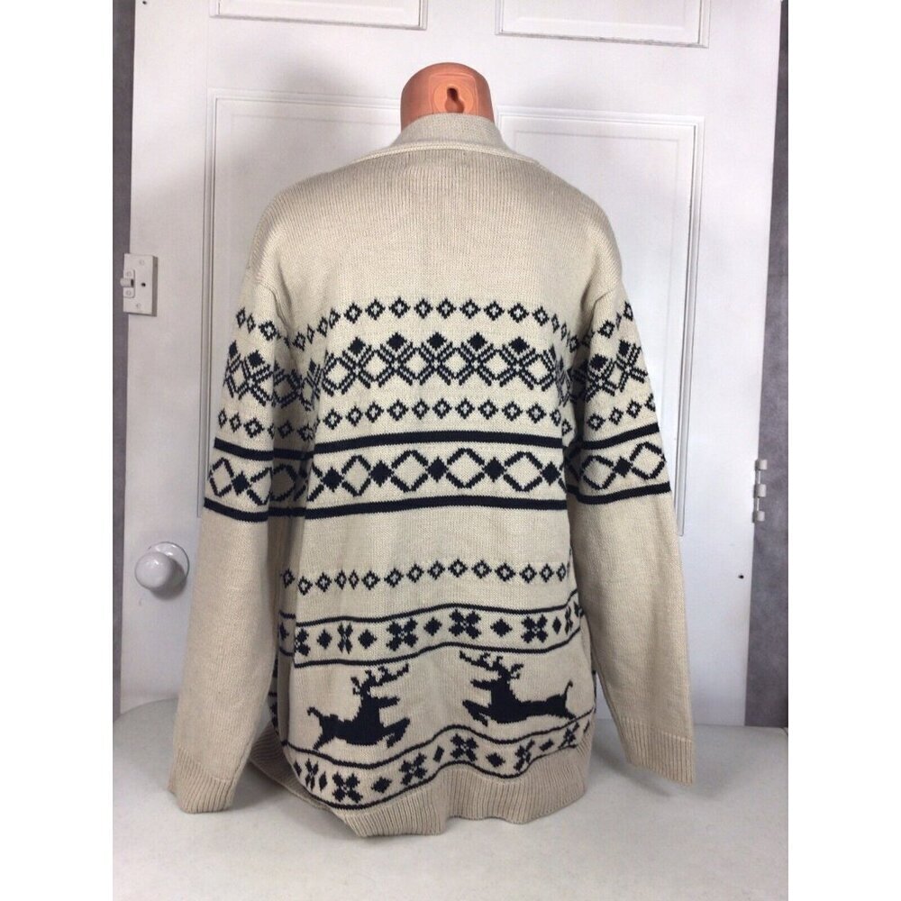 Charlie Paige Nordic Cardigan Sweater Womens Medium - Picture 5 of 5